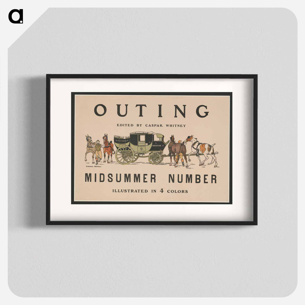 Outing - Edward Penfield Poster.