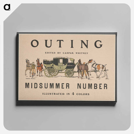 アートパネル-Outing - エドワード ペンフィールド Canvas.