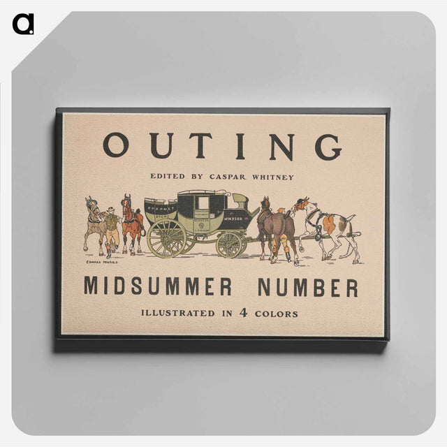 アートパネル-Outing - エドワード ペンフィールド Canvas.