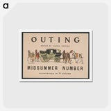 アートポストカード-Outing - エドワード ペンフィールド Postcard.