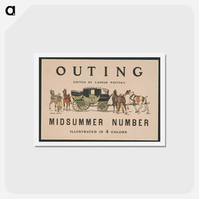 アートポストカード-Outing - エドワード ペンフィールド Postcard.