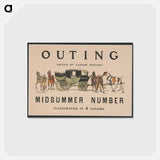 アートポストカード-Outing - エドワード ペンフィールド Postcard.