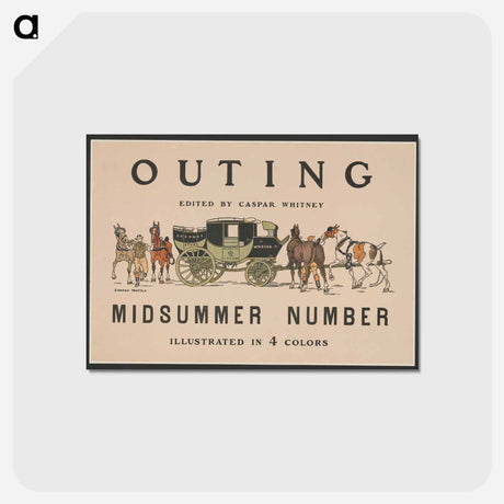 アートポストカード-Outing - エドワード ペンフィールド Postcard.
