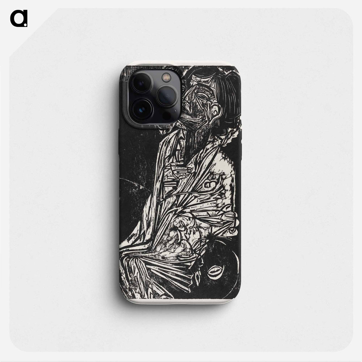 The Wife of Professor Goldstein - エルンスト ルートヴィヒ キルヒナー Phone Case.