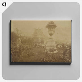 アートパネル-Jardin des Tuileries
 - ウジェーヌ アジェ Canvas.