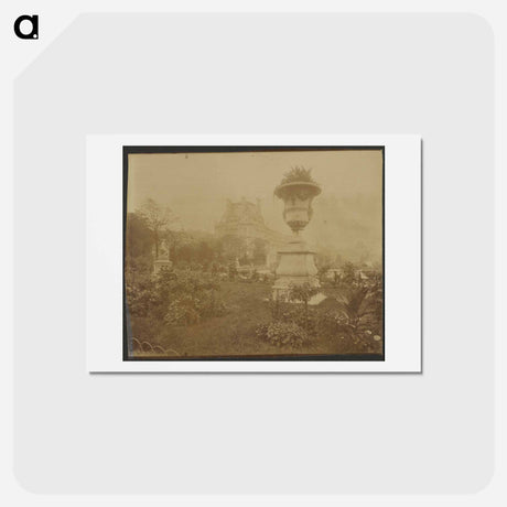 アートポストカード-Jardin des Tuileries
 - ウジェーヌ アジェ Postcard.