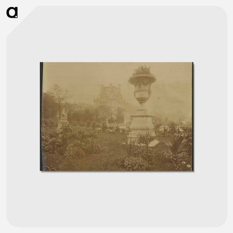 アートポストカード-Jardin des Tuileries
 - ウジェーヌ アジェ Postcard.