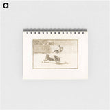 The Agility and Audacity of Juanito Apinani in the Ring at Madrid - Francisco de Goya Memo.