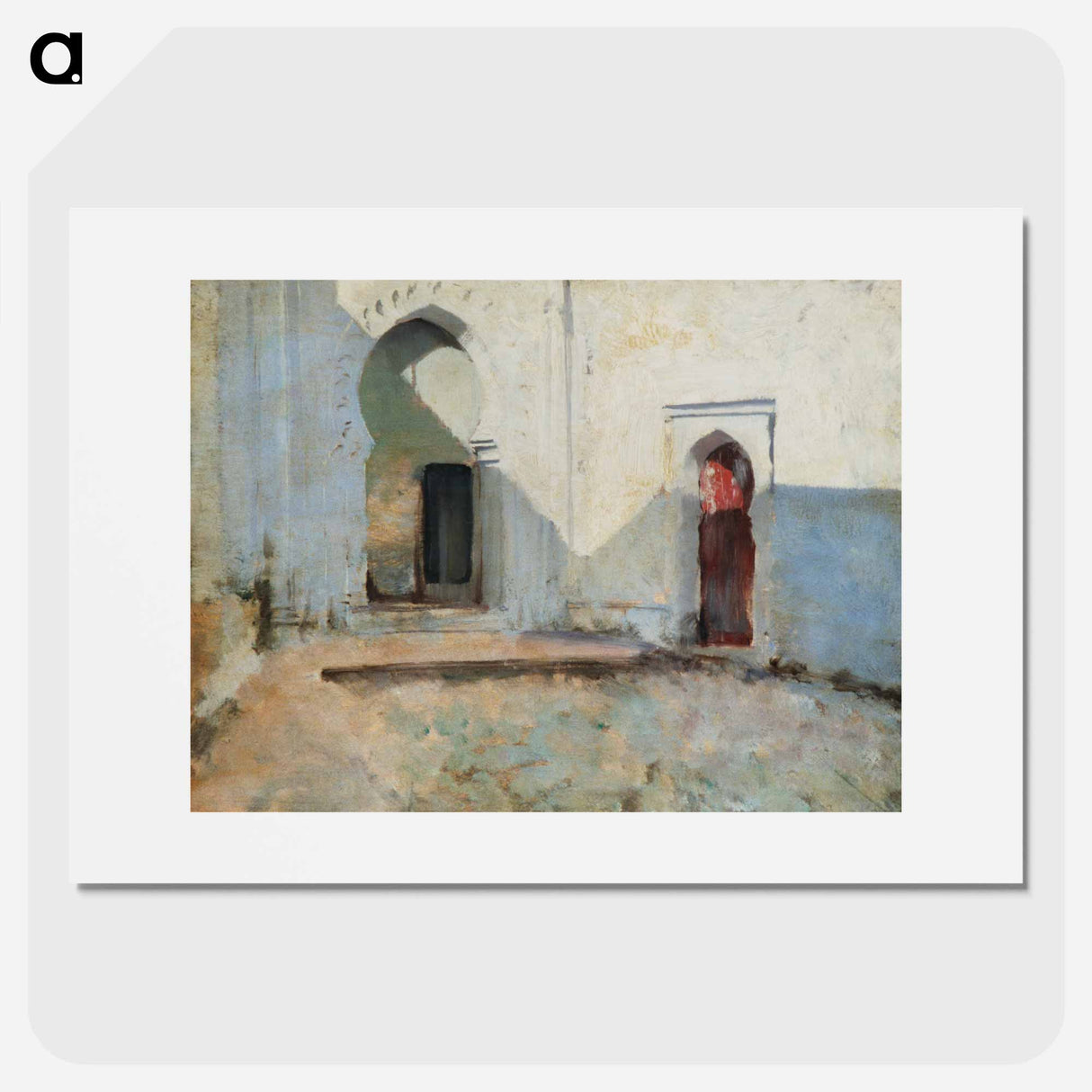 Courtyard, Tétouan, Morocco - ジョン シンガー サージェント Poster.