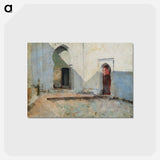 アートポストカード-Courtyard, Tétouan, Morocco - ジョン シンガー サージェント Postcard.