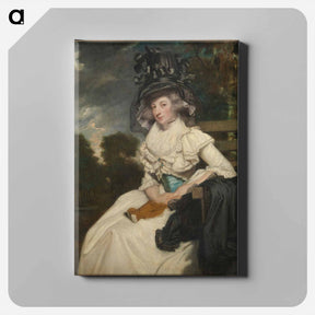アートパネル-Mrs. Lewis Thomas Watson - ジョシュア レノルズ Canvas.