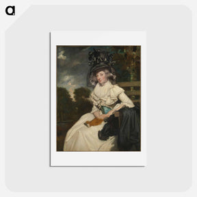 アートポストカード-Mrs. Lewis Thomas Watson - ジョシュア レノルズ Postcard.