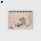 Katsushika Hokusai's Squirrel - 葛飾 北斎 Memo.