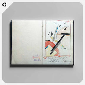 アートパネル-Sketchbook - カジミール マレーヴィチ Canvas.