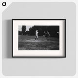 アートポスター-Baseball Game at U.S. Army Base Hospital No. 33, Portsmouth, England
 - 国立医学図書館 Poster.