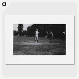 アートポスター-Baseball Game at U.S. Army Base Hospital No. 33, Portsmouth, England
 - 国立医学図書館 Poster.