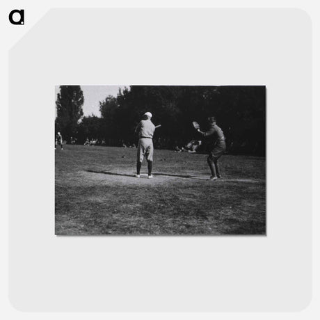 アートポストカード-Baseball Game at U.S. Army Base Hospital No. 33, Portsmouth, England
 - 国立医学図書館 Postcard.