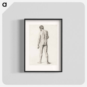 Academic Nude, Seen from the Back - Paul Cezanne Poster.