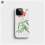 Rosa Longifolia - Pierre Joseph Redouté Phone Case.