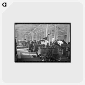 アートポストカード-Seminole Oil Refinery
 - ラッセル リー Postcard.