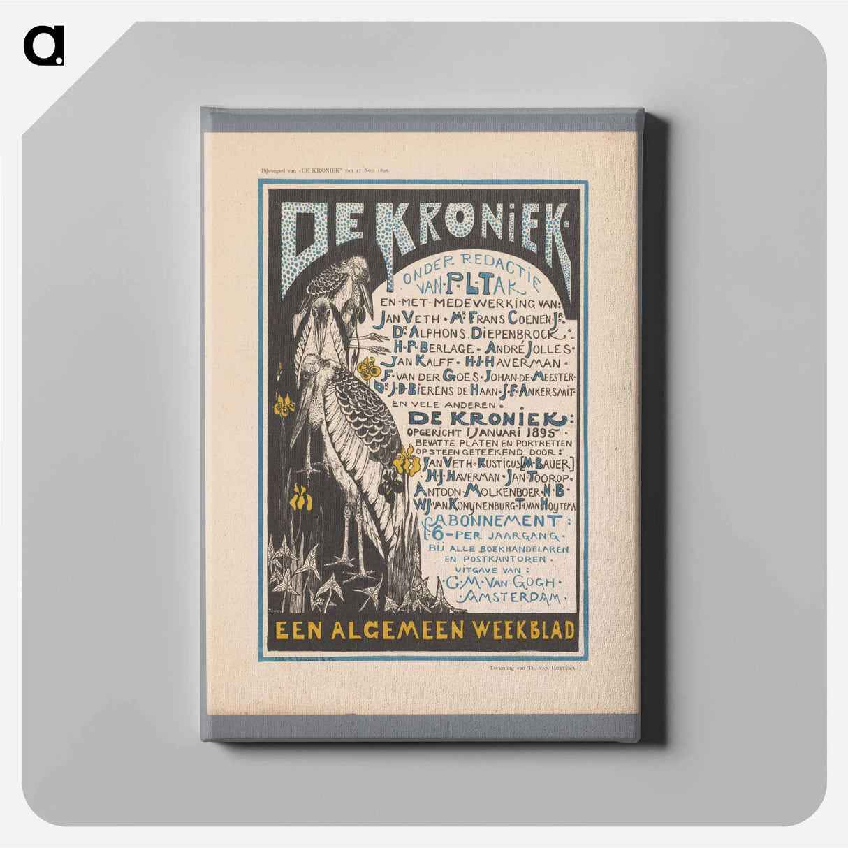 De Kroniek - テオ ヴァン ホイテマ Canvas.