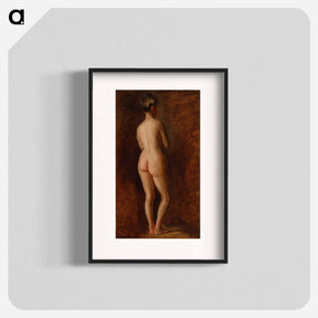 アートポスター-Standing Female Nude - トーマス エイキンズ Poster.