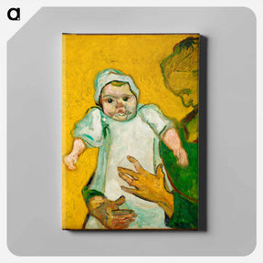 アートパネル-Madame Roulin and Her Baby - フィンセント ファン ゴッホ Canvas.