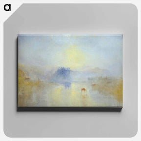 アートパネル-Norham Castle, Sunrise - ウィリアム ターナー Canvas.