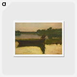 アートポストカード-Sunset - ウィンスロー ホーマー Postcard.
