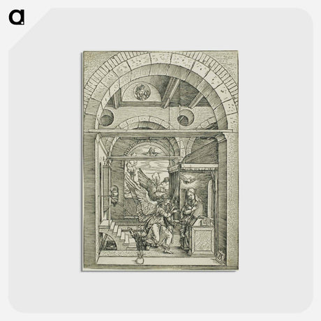 アートポストカード-The Annunciation - アルブレヒト デューラー Postcard.