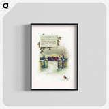 アートポスター-Winter Landscape from Mottoes for the Month
 - 大英図書館 Poster.
