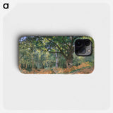 The Bodmer Oak, Fontainebleau Forest - クロード モネ Phone Case.