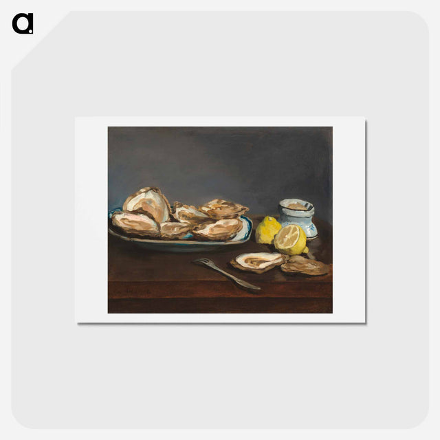 アートポストカード-Oysters - エドゥアール マネ Postcard.