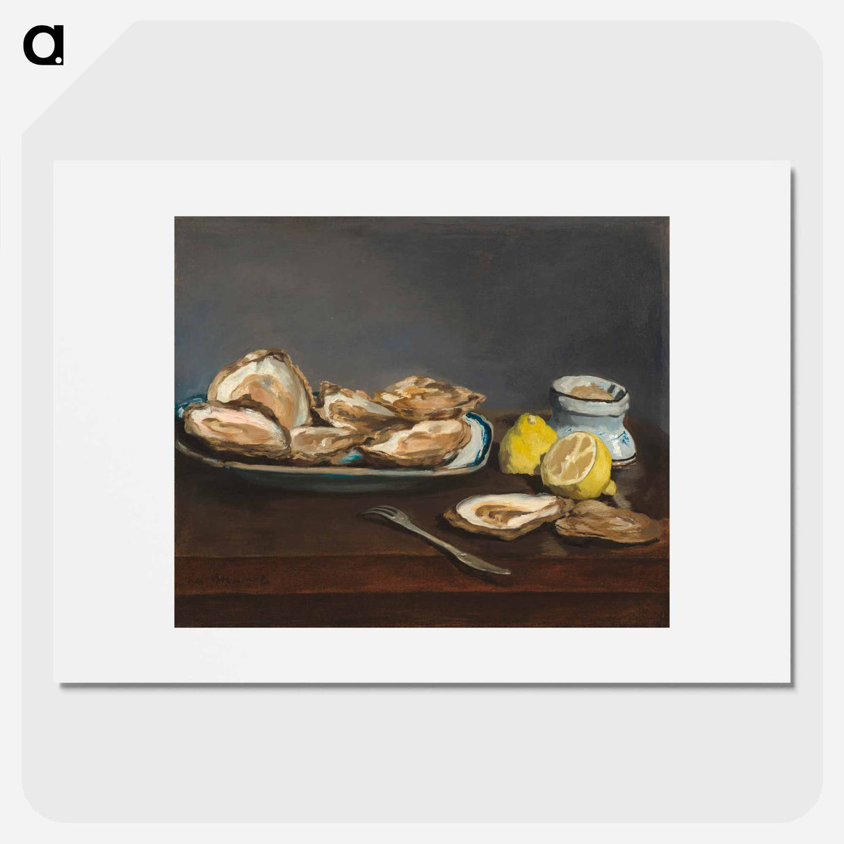 Oysters - Edouard Manet Poster.