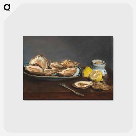 アートポストカード-Oysters - エドゥアール マネ Postcard.