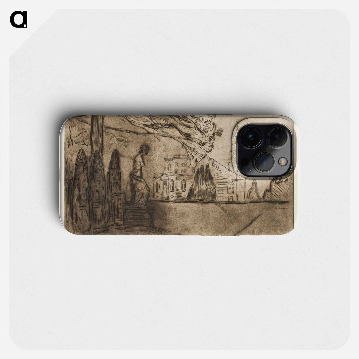 The Garden at Night - Edvard Munch Phone Case.