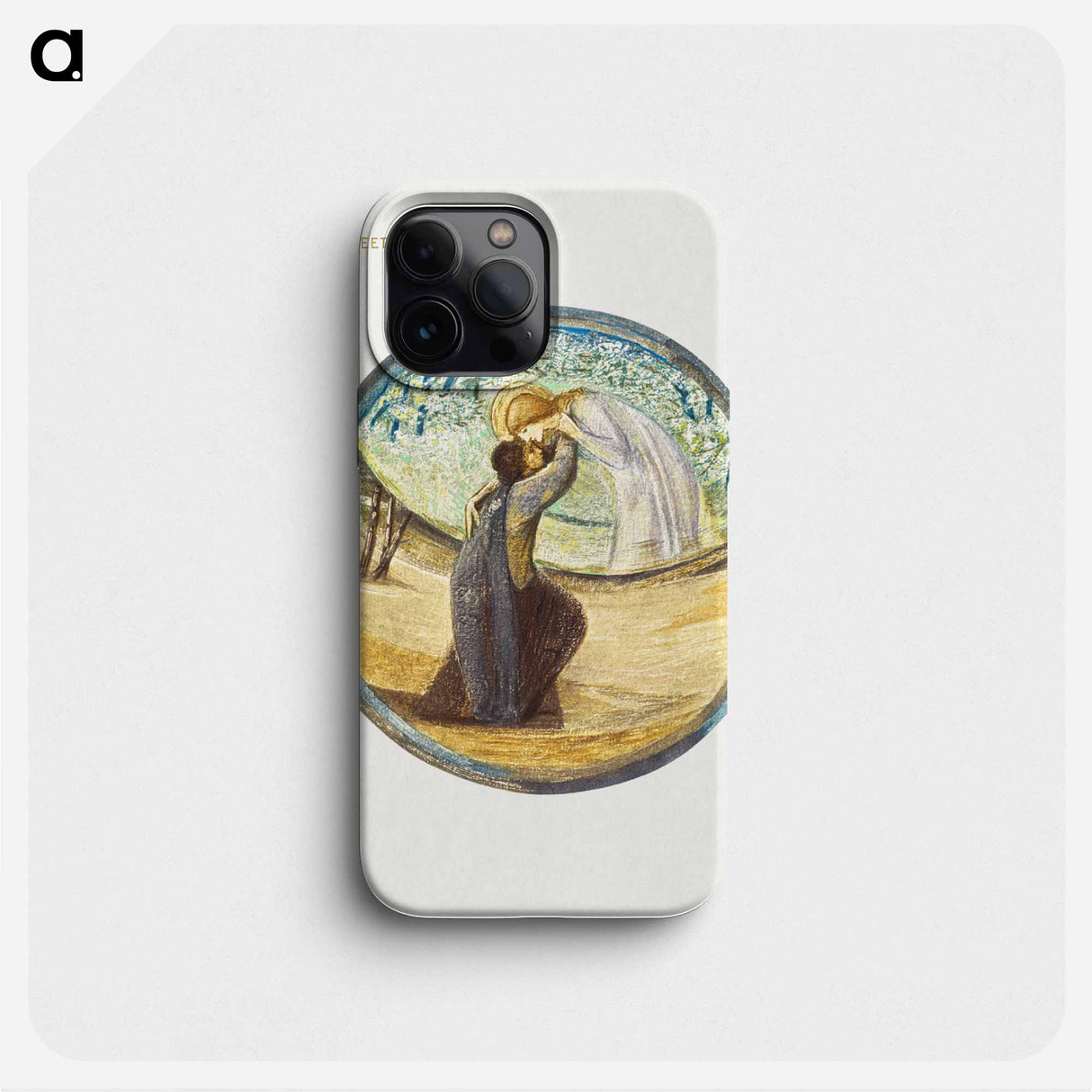Golden Greeting from The Flower Book - エドワード バーン ジョーンズ Phone Case.