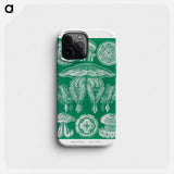 Discomedusae–Scheibenquallen - エルンスト ヘッケル Phone Case.