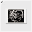 アートポストカード-The Married Couple Müller - エルンスト ルートヴィヒ キルヒナー Postcard.