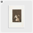 アートポストカード-Nanny's boy - フランシスコ デ ゴヤ Postcard.