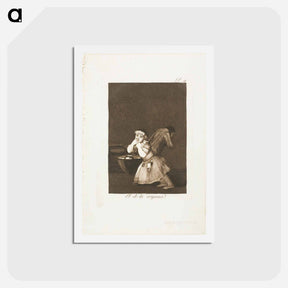 アートポストカード-Nanny's boy - フランシスコ デ ゴヤ Postcard.