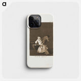 Nanny's boy - Francisco de Goya Phone Case.