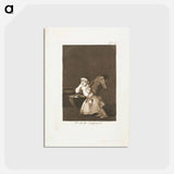 アートポストカード-Nanny's boy - フランシスコ デ ゴヤ Postcard.