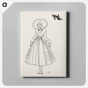 アートパネル-No. 8, 9, p. 26. from Gazette du Bon Ton - ジョージ バービエ Canvas.
