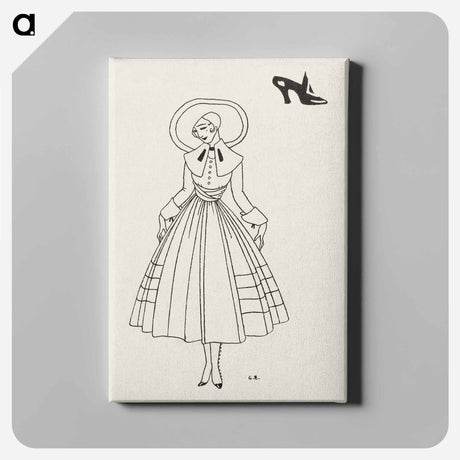 アートパネル-No. 8, 9, p. 26. from Gazette du Bon Ton - ジョージ バービエ Canvas.
