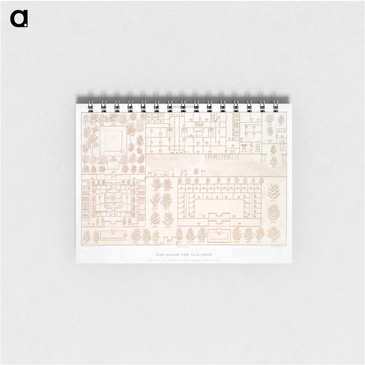 アートメモ帳-Royal Villa Rider Plan
 - エジプト美術史 Memo.