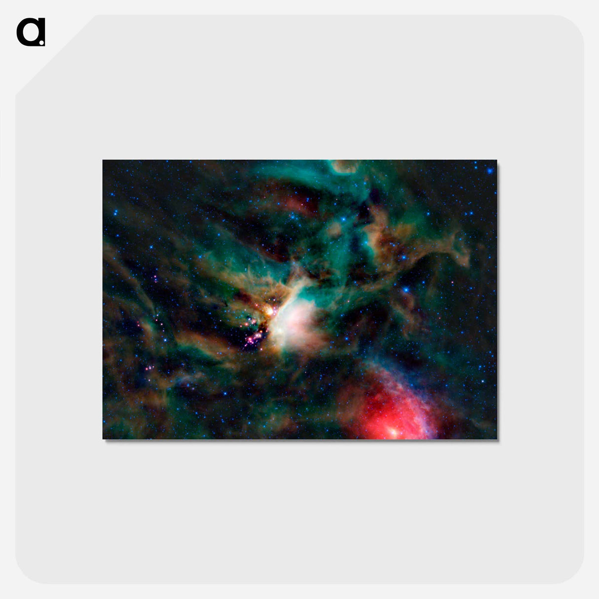 アートポストカード-Rho Ophiuchi Cloud Complex
 - ハッブル画像 Postcard.