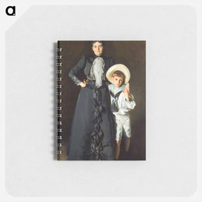 アートメモ帳-Portrait of Mrs. Edward L. Davis and Her Son, Livingston Davis - ジョン シンガー サージェント Memo.