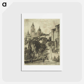 アートポストカード-Segovia from the Corner Tower
 - ジョセフ ペネル Postcard.