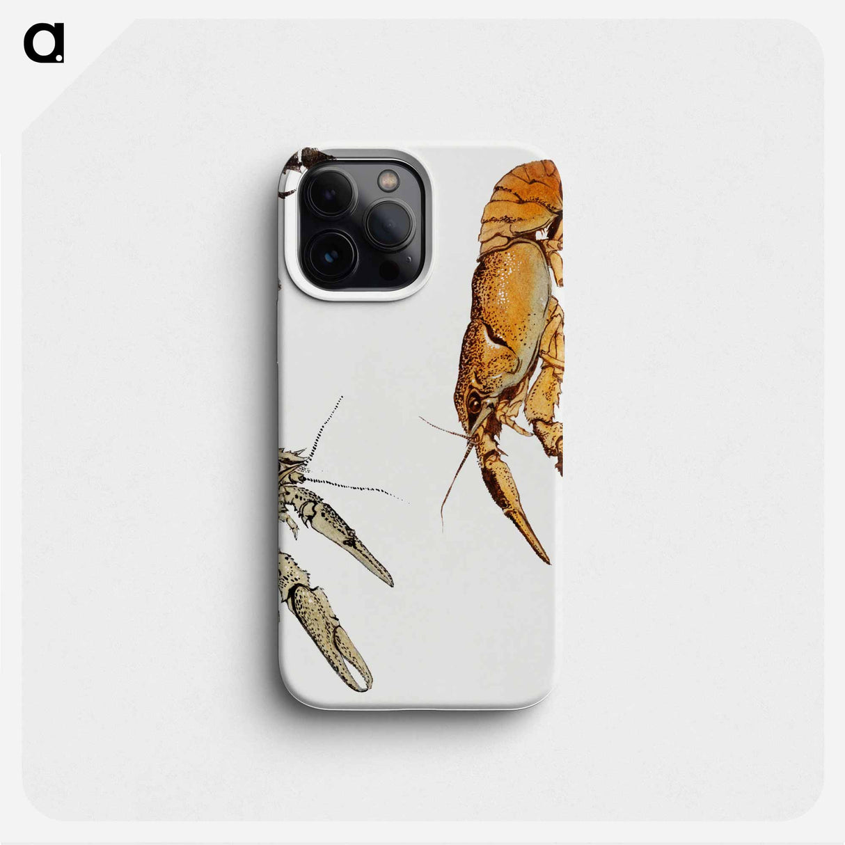 Sketches of crayfish - Julie de Graag Phone Case.